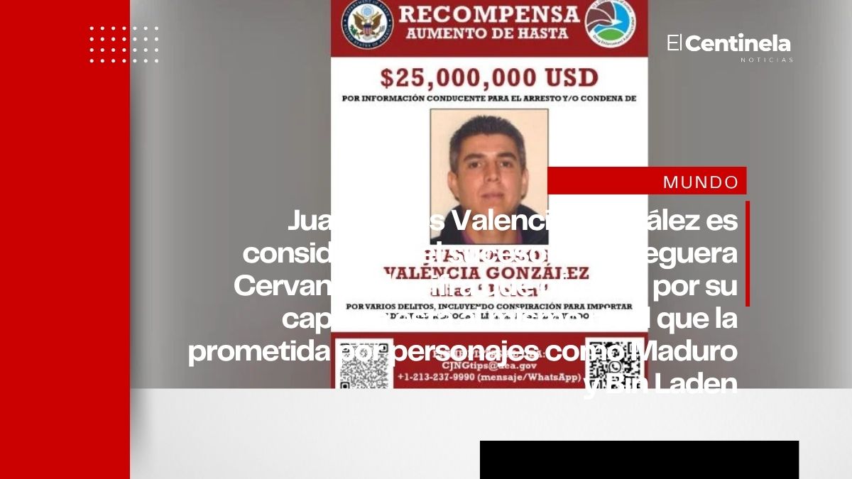 EU ofrece 25 mdd por el hijastro de "El Mencho", la misma recompensa que llegó a prometer por Nicolás Maduro y Bin Laden