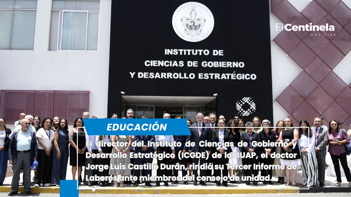 Preside Rectora Lilia Cedillo Tercer Informe de Labores en el ICGDE