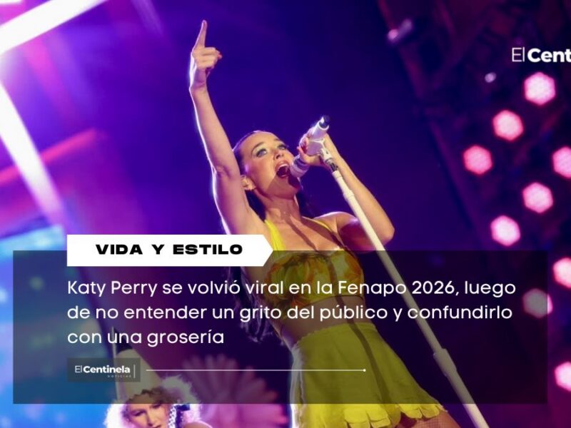 Katy Perry se vuelve viral en la Fenapo 2026 tras confundir gritos del público con una grosería durante concierto