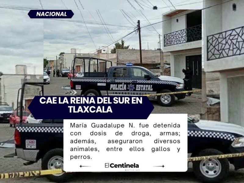 Cae “La Reina del Sur” en Tlaxcala: operativo revela presuntos vínculos con “El Jarocho”