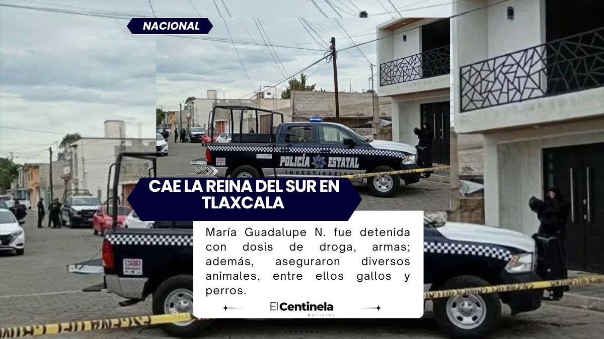 Cae “La Reina del Sur” en Tlaxcala: operativo revela presuntos vínculos con “El Jarocho”