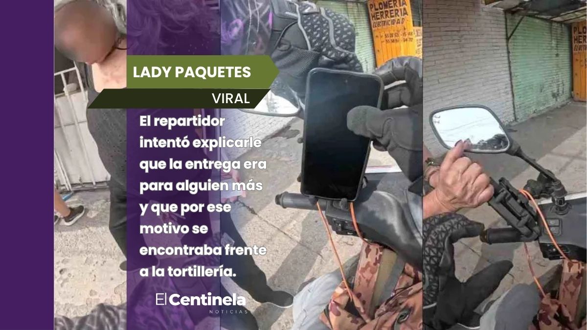 Adulta mayor roba celular de repartidor por no entregarle su paquete en Coacalco: ¿No sabes entender?”