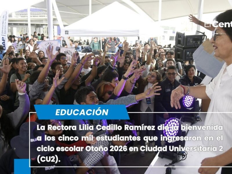 Rectora Lilia Cedillo encabeza bienvenida en CU2