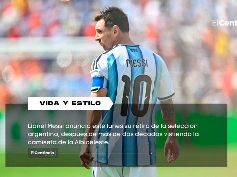 Lionel Messi anuncia su retiro de la selección argentina: "Me vacié, ya no tengo más para dar"