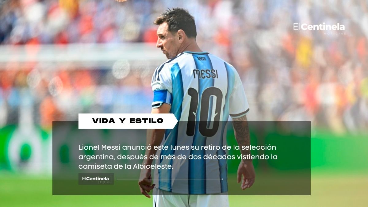Lionel Messi anuncia su retiro de la selección argentina: "Me vacié, ya no tengo más para dar"