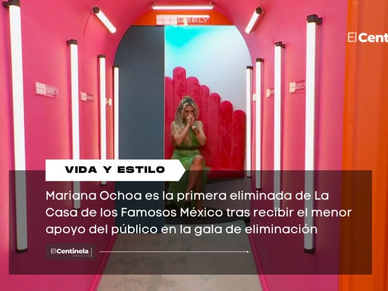 Mariana Ochoa se convierte en la primera eliminada de La Casa de los Famosos México 4