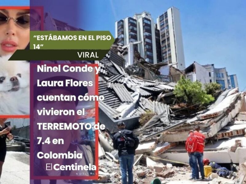 Ninel Conde y Laura Flores cuentan cómo vivieron el TERREMOTO de 7.4 en Colombia