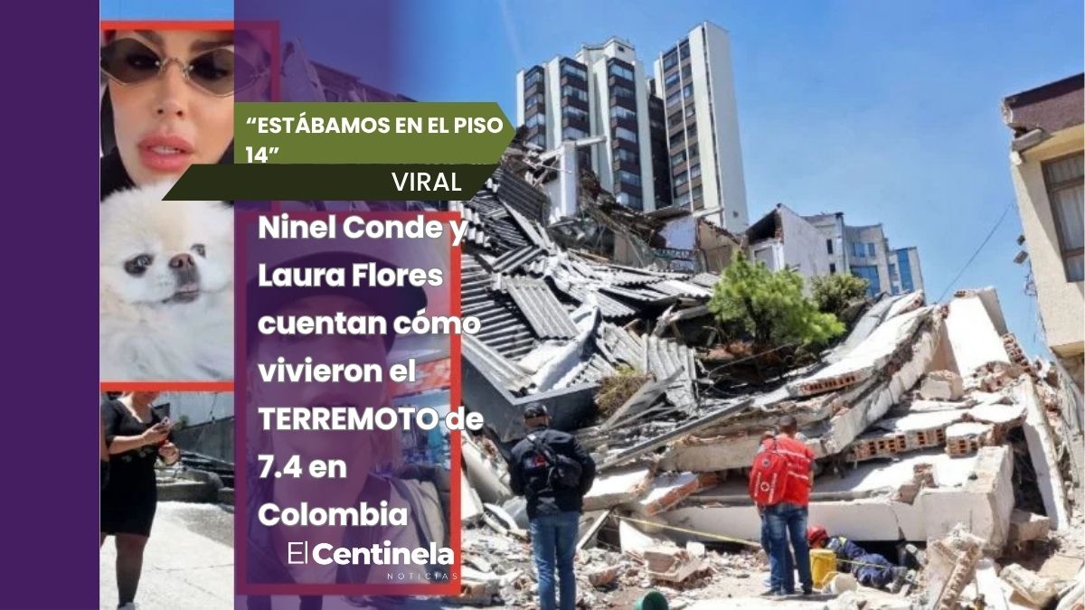 Ninel Conde y Laura Flores cuentan cómo vivieron el TERREMOTO de 7.4 en Colombia