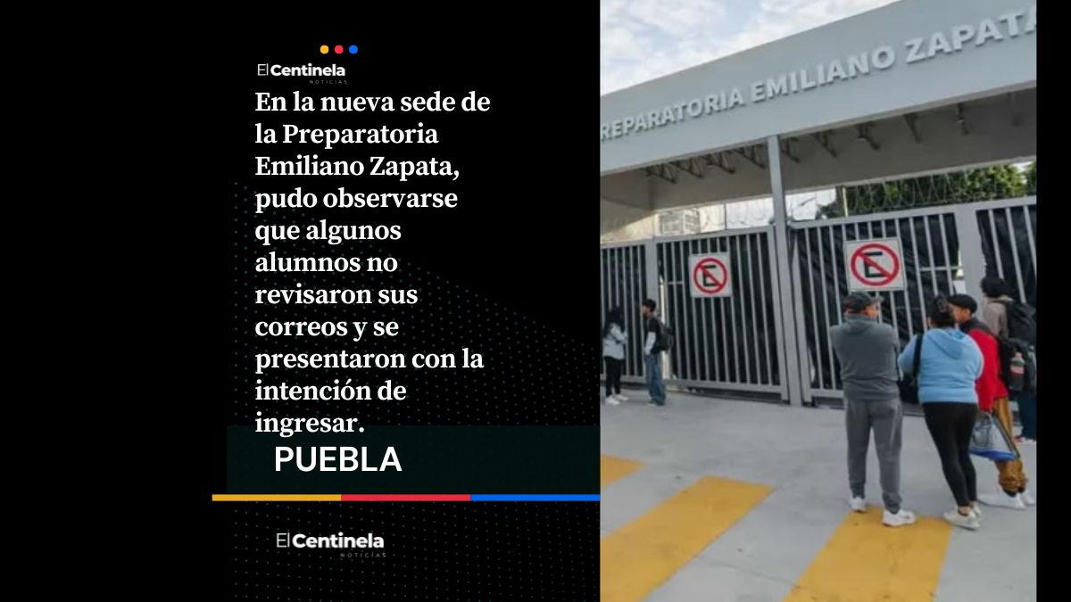 BUAP notificó que la Prepa Zapata abrirá el 17 de agosto, pero alumnos acudieron por desconocimiento