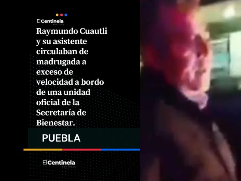 Prepotentazo briago: captan a Ray Cuautli, delegado del Bienestar en Cholula, en estado inconveniente