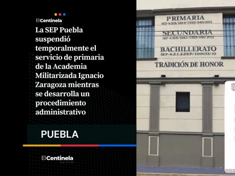 SEP le pone un alto a Academia Militarizada Ignacio Zaragoza; suspende primaria