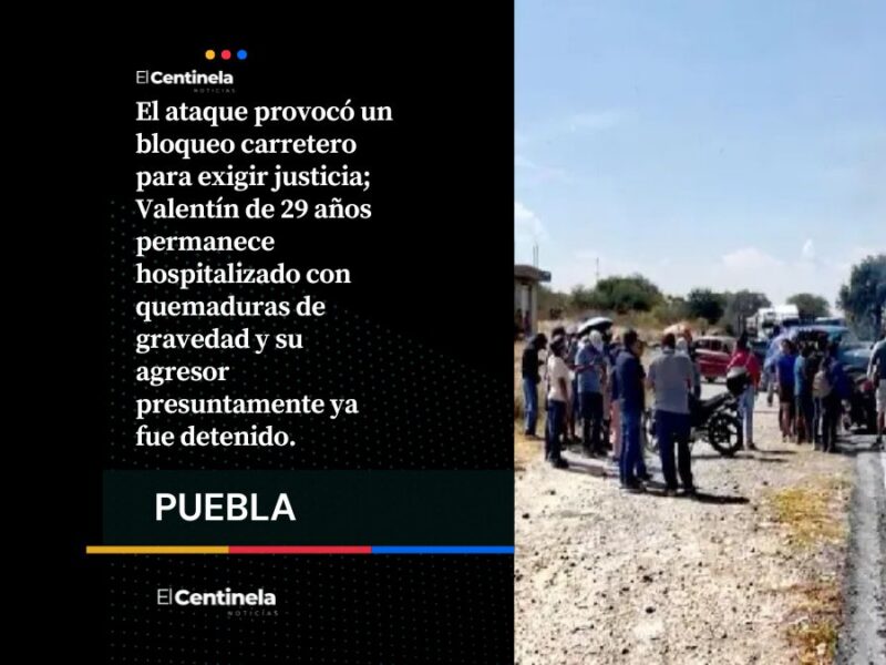 Rocían con gasolina y prenden fuego a joven herrero en Tepanco