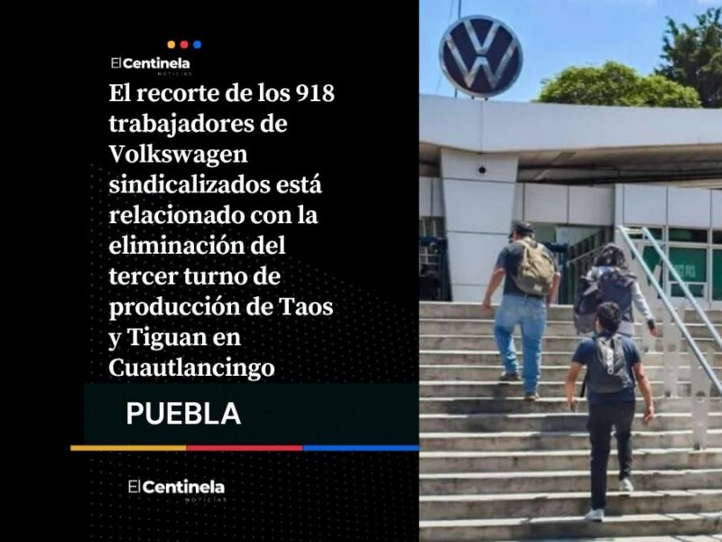 Ejecuta Volkswagen 918 despidos en Puebla sin aval de Tlalpan ni del SITIAVW