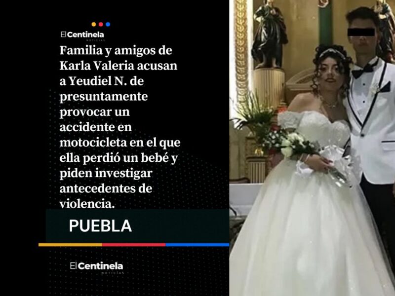 Familiares acusan a Yeudiel de provocar caída en moto que le costó la vida al bebé de Karla Valeria