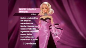 Barbie homenajea a Marilyn Monroe con una muñeca especial por su centenario