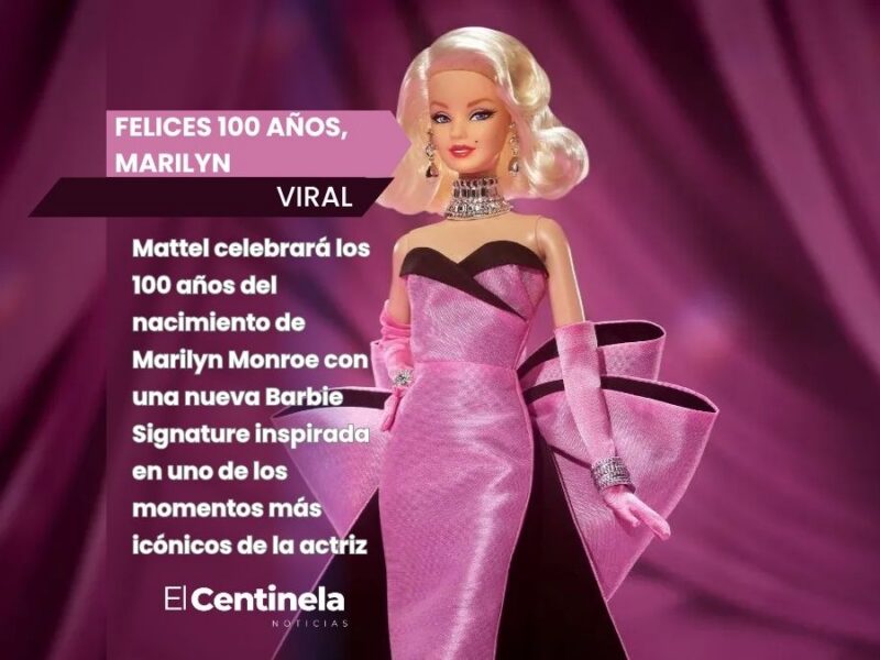 Barbie homenajea a Marilyn Monroe con una muñeca especial por su centenario