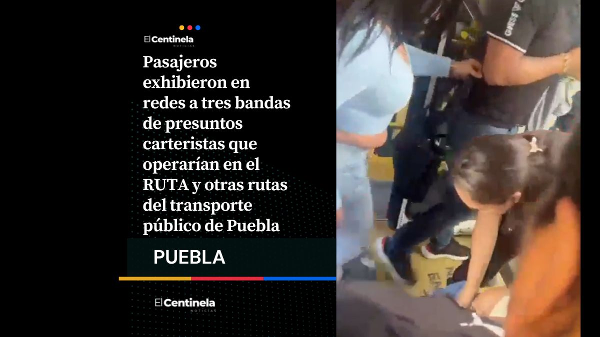 Abusado: Exhiben a tres bandas de carteristas en el RUTA, pasajeros hartos de los robos los confrontan