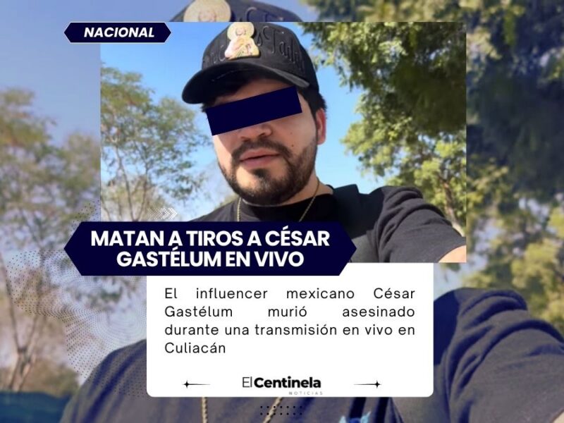 Influencer César Gastélum muere baleado durante transmisión en vivo en Culiacán