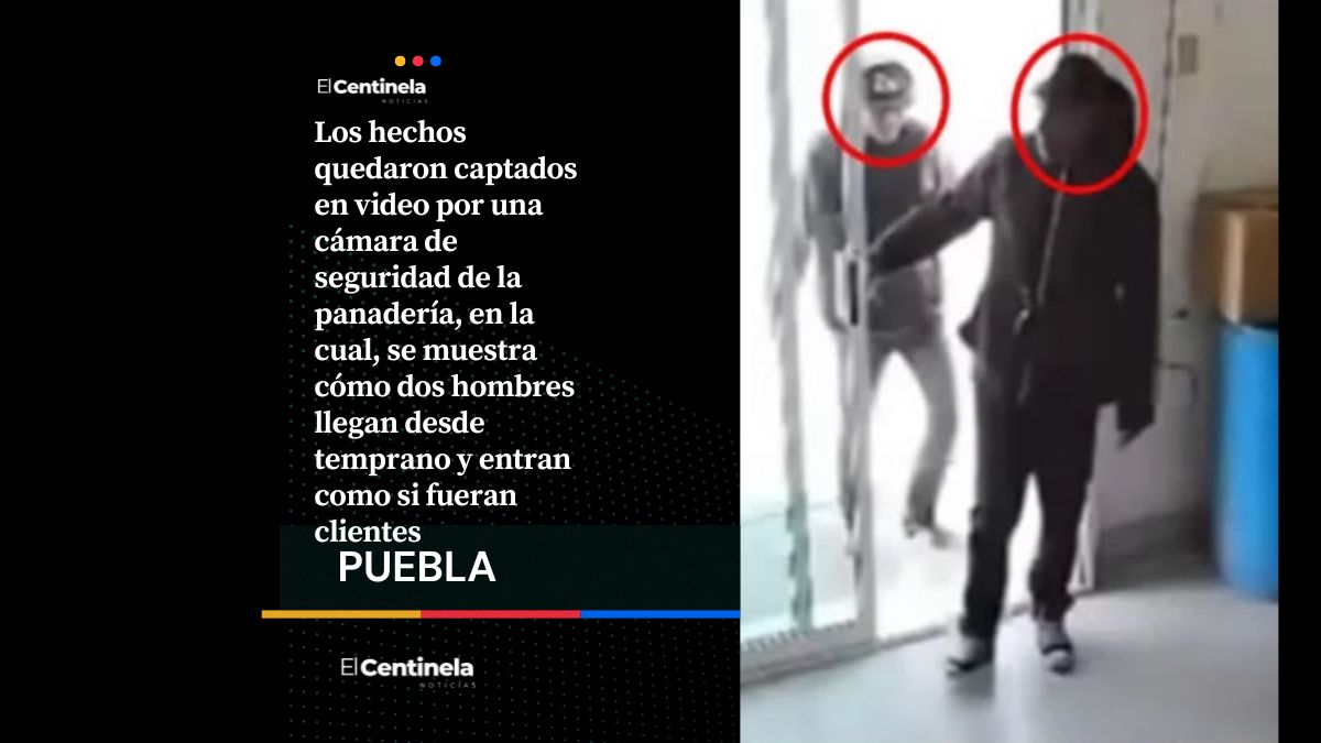 Exhiben a cobradores de piso robando pan y dinero en panadería de Bosques de Santa Anita