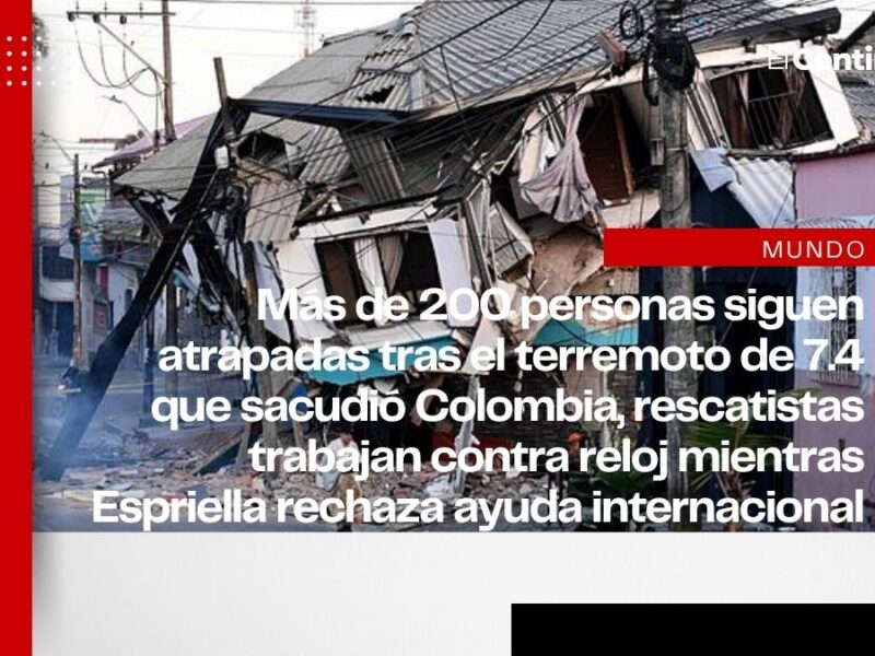 Rescatistas unen fuerzas en Colombia para salvar a 222 personas atrapadas bajo los escombros tras terremoto