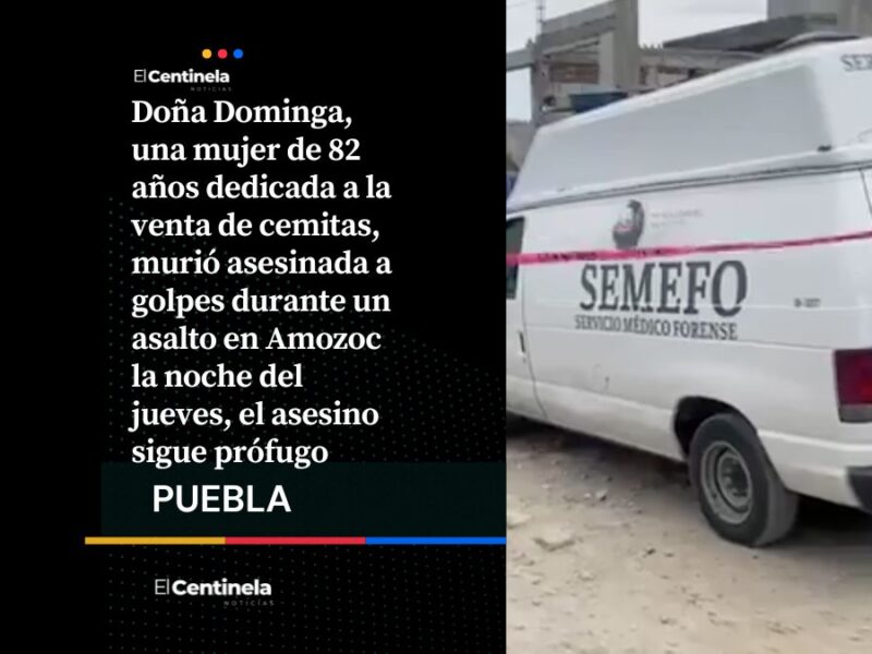 Asesinan a Doña Dominga por robarle 90 pesos en Amozoc, familia exige justicia por la muerte de la mujer de 82 años