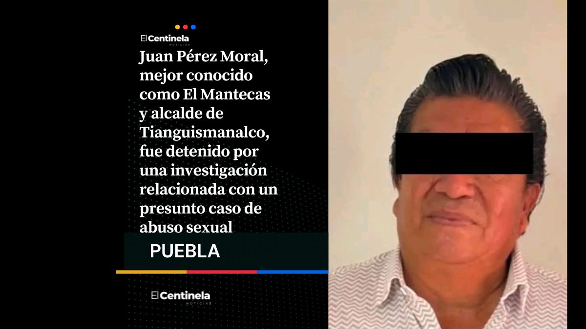 Detienen a "El Mantecas", alcalde de Tianguismanalco, por presunto abuso sexual