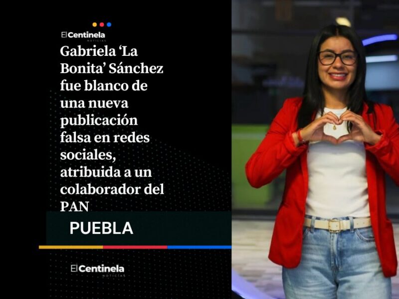 Gaby ‘La Bonita’ Sánchez es objetivo de guerra sucia con falsa presentación de libro en Puebla