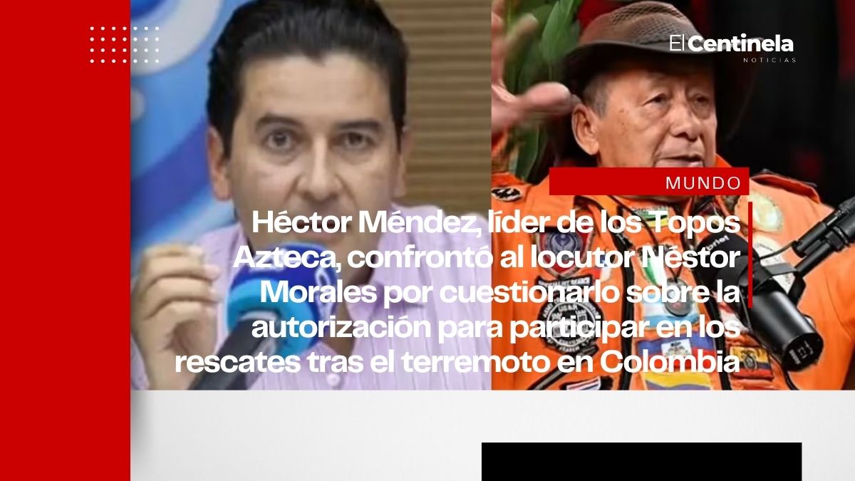 “Vámonos respetando y vámonos ubicando”: Héctor Méndez, líder de Topos Azteca, confronta a locutor colombiano