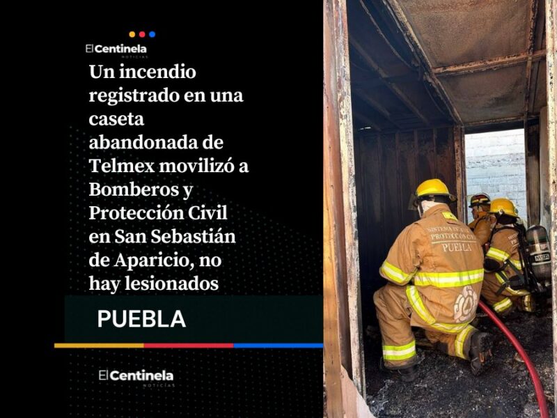 Incendio en caseta abandonada de Telmex desata pánico en San Sebastián de Aparicio