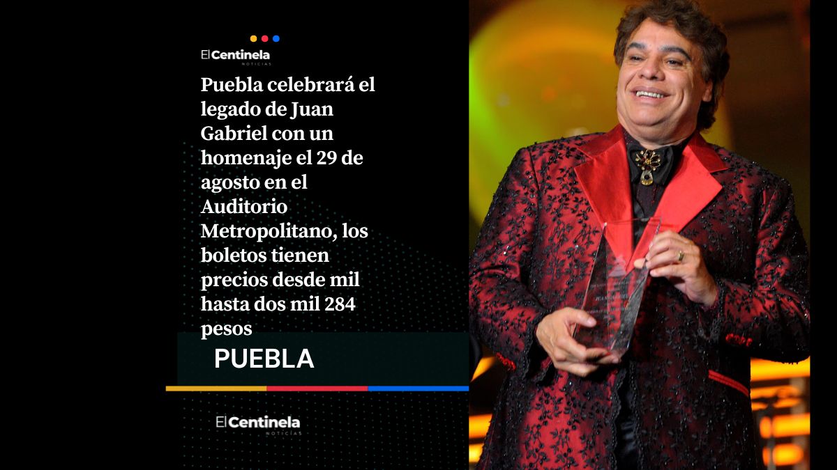Juan Gabriel en Puebla: precios y detalles del homenaje en el Auditorio Metropolitano