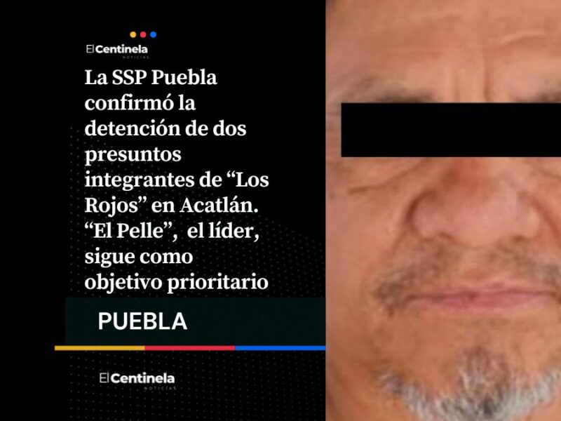 SSP confirma captura de dos presuntos integrantes de “Los Rojos” en Acatlán de Osorio