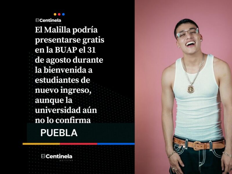 ¿El Malilla dará concierto gratis en la BUAP? Esto se sabe de la presentación estelar