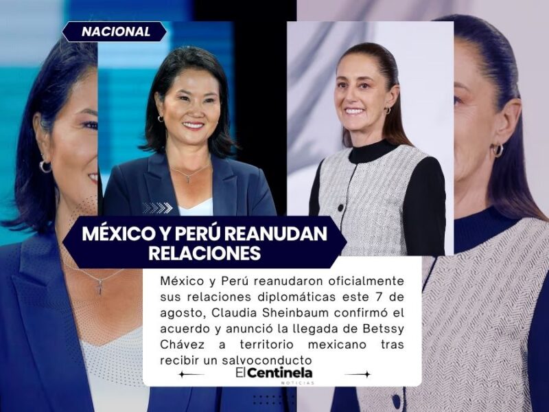 México y Perú restablecen relaciones diplomáticas tras casi cuatro años de distanciamiento