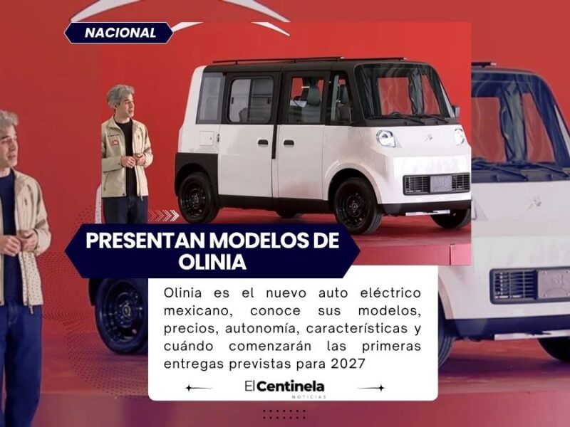 Más de Olinia: modelos, precios, características y fecha de entrega del auto eléctrico mexicano