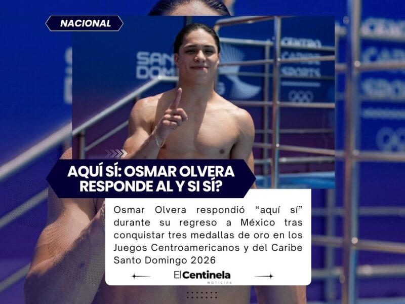 Osmar Olvera lanza indirecta al Tri con un “aquí sí” tras ganar tres oros en Santo Domingo 2026