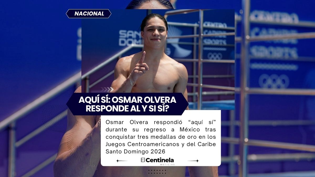 Osmar Olvera lanza indirecta al Tri con un “aquí sí” tras ganar tres oros en Santo Domingo 2026