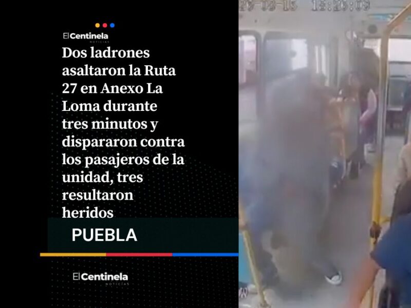 Otra vez los carteristas: Asalto a la Ruta 27 en Anexo La Loma termina con tres pasajeros heridos