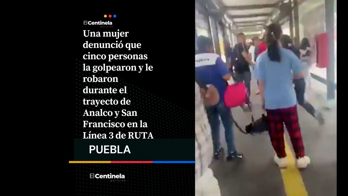 Nada tontos: mujer es golpeada por cinco carteristas, dos mujeres y tres hombres, durante asalto en Línea 3 de RUTA