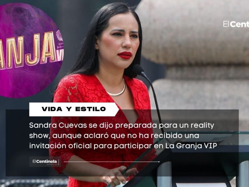 ¿Sandra Cuevas participará en La Granja VIP? La exalcaldesa asegura que está lista para un reality show