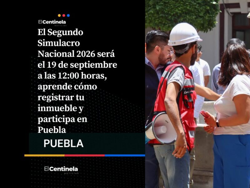 El próximo 19 de septiembre se realizará el segundo Simulacro Nacional 2026, ¡prepárate!
