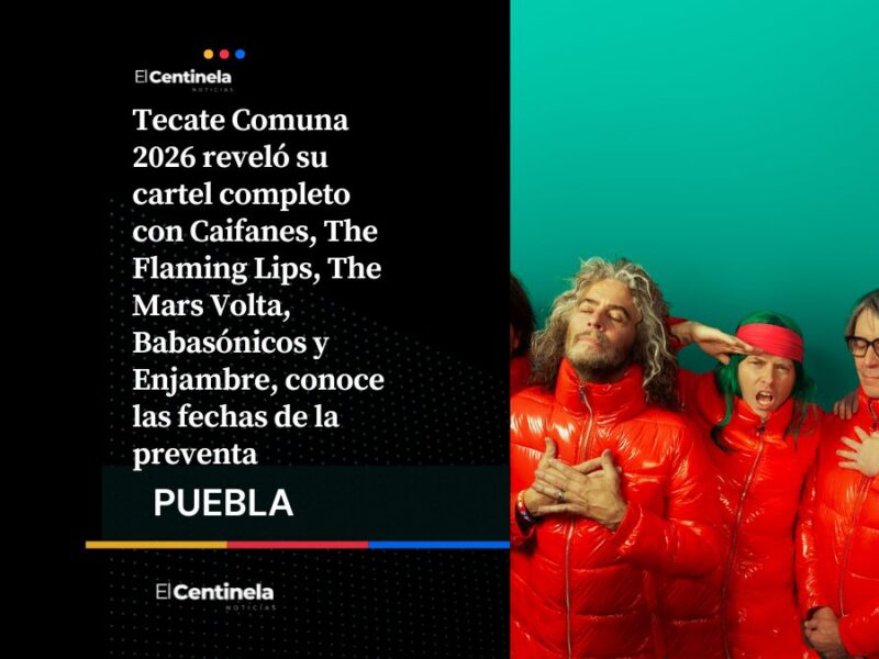 Tecate Comuna 2026 revela su esperado cartel: Caifanes, The Flaming Lips y The Mars Volta encabezan la edición