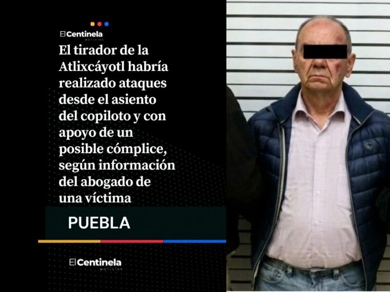 Tirador de la Atlixcáyotl habría actuado con un cómplice, disparaba desde el asiento del copiloto