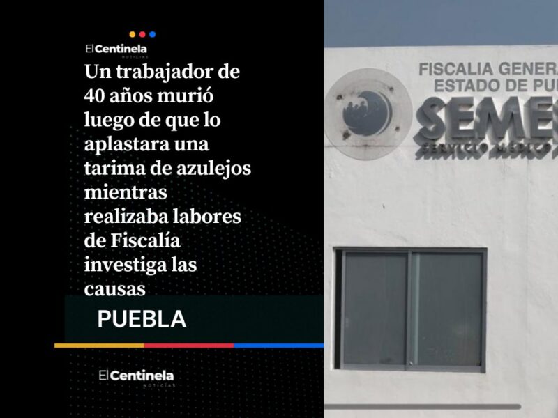 Trabajador muere aplastado por una tarima de azulejos durante maniobras de descarga en la colonia Benito Juárez