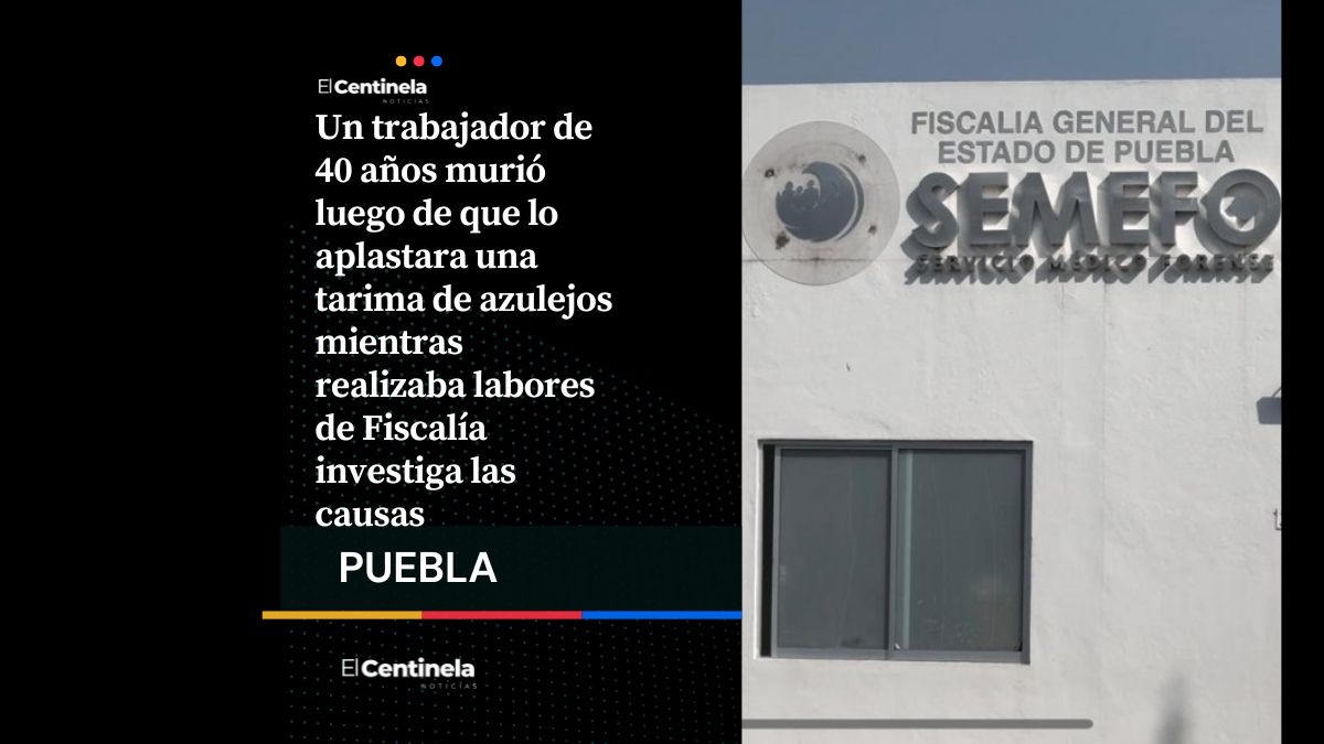 Trabajador muere aplastado por una tarima de azulejos durante maniobras de descarga en la colonia Benito Juárez