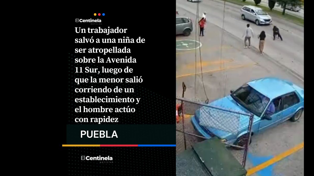 Al igual que un Vengador: trabajador salva a niña de morir atropellada sobre la Avenida 11 Sur