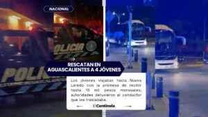 Rescatan en Aguascalientes a 4 jóvenes, víctimas de reclutamiento criminal