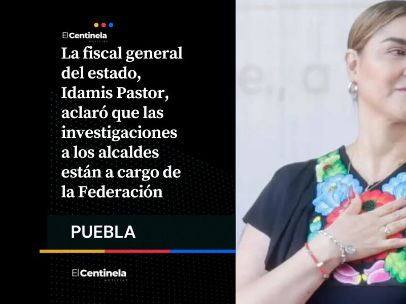 Más de cinco alcaldes de Puebla son investigados por vínculos con crimen organizado: Idamis