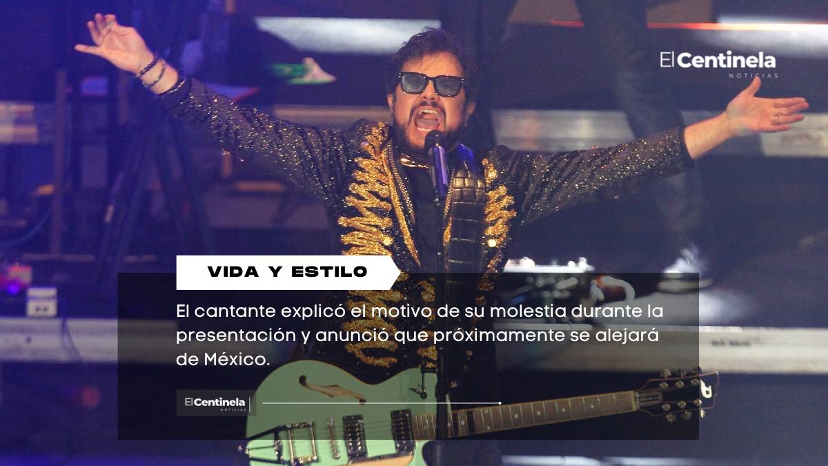 Aleks Syntek dice que se alejará de México tras polémica en concierto: “Mi ira fue justificada”