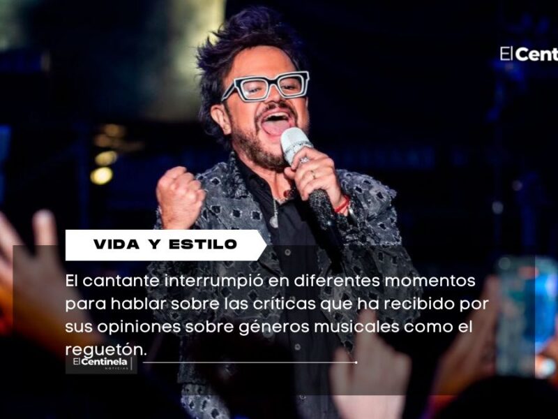 Aleks Syntek “explota” en concierto del 15 de septiembre: “Entre más me digas, menos voy a cantar”