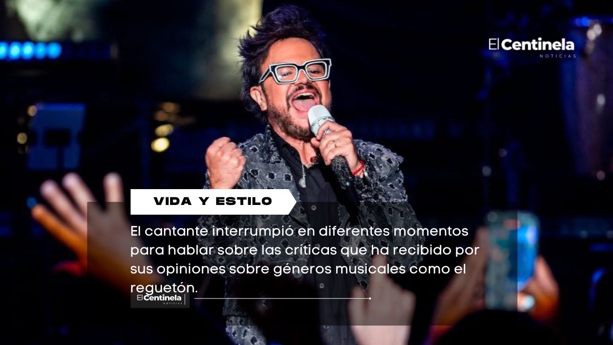 Aleks Syntek “explota” en concierto del 15 de septiembre: “Entre más me digas, menos voy a cantar”